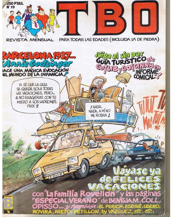 C&oacute;mics: T B O . N&ordm; 19. EDICIONES B 1988. - Foto 1