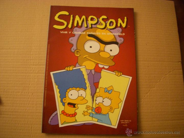C&oacute;mics: SIMPSON , VIVIR Y CAMBIAR PA&Ntilde;ALES EN SPRINGFIELD, EDICIONES B - Foto 1