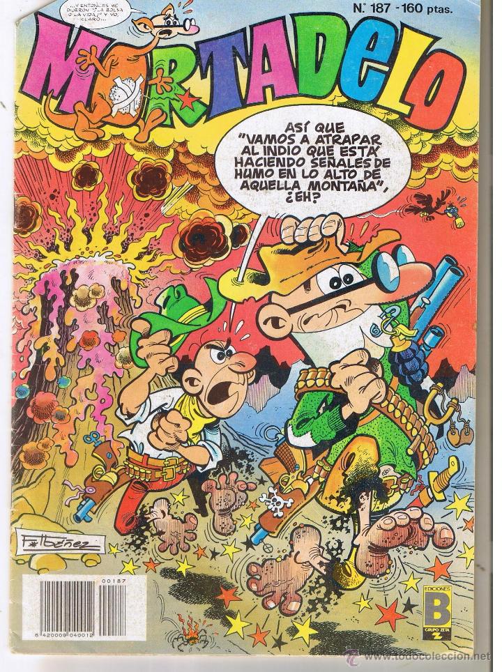 C&oacute;mics: MORTADELO. N&ordm; 187.  EDICIONES B. 1991. (C/A32) - Foto 1