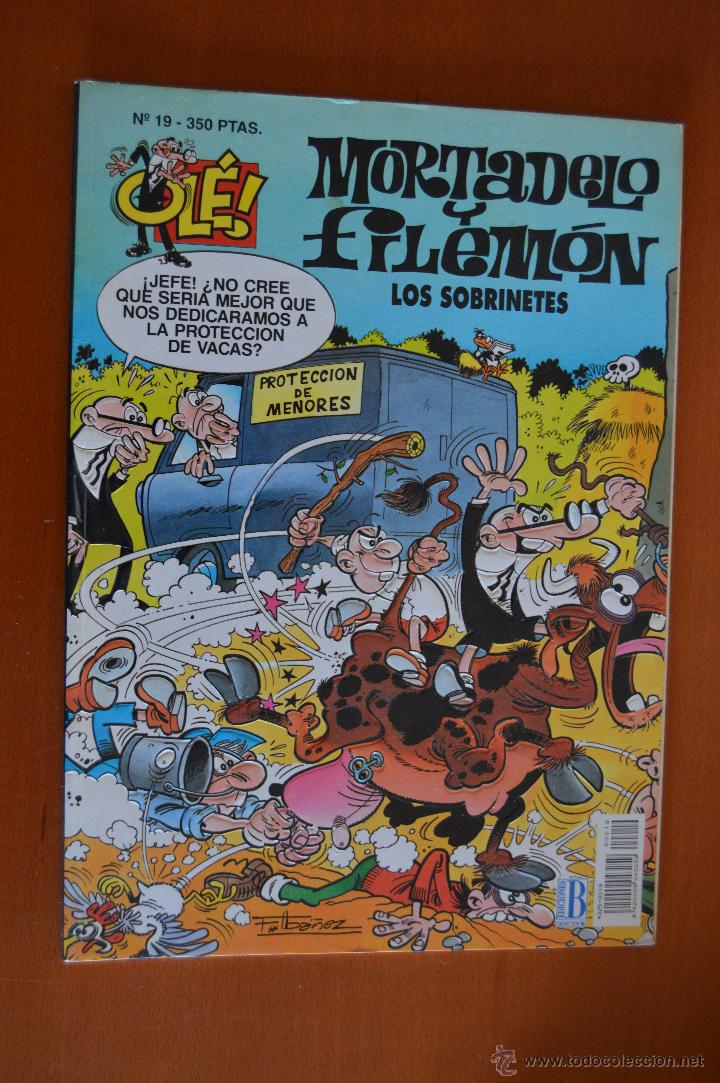 C&oacute;mics: MORTADELO Y FILEMON N&ordm; 19 ** 1&ordm; EDICION 1993 ** EDICIONES B ** RELIEVE ** - Foto 1