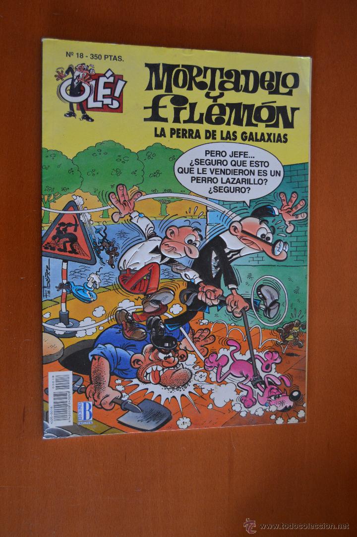 C&oacute;mics: MORTADELO Y FILEMON N&ordm; 18 ** 1&ordm; EDICION 1993 ** EDICIONES B ** RELIEVE ** - Foto 1