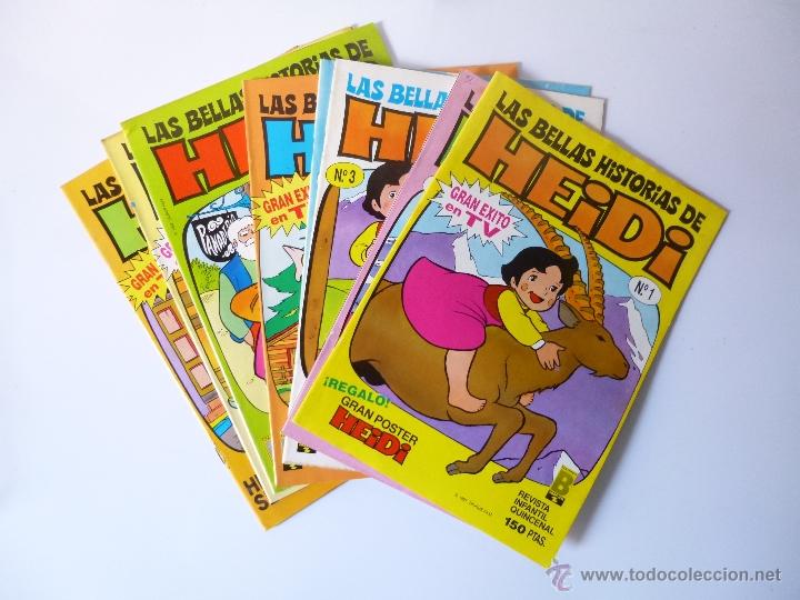 C&oacute;mics: LAS BELLAS HISTORIAS DE HEIDI 1 AL 8, EDICIONES B 1987 - Foto 1