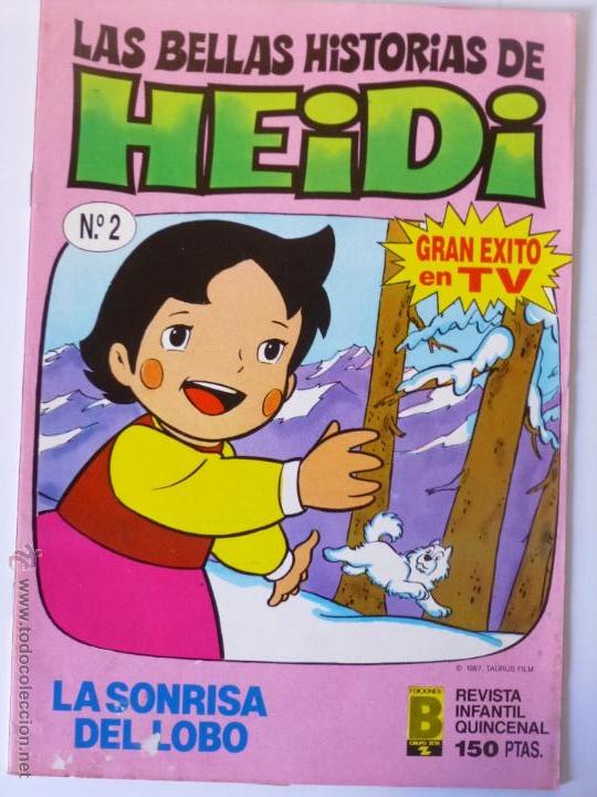 C&oacute;mics: LAS BELLAS HISTORIAS DE HEIDI 1 AL 8, EDICIONES B 1987 - Foto 3