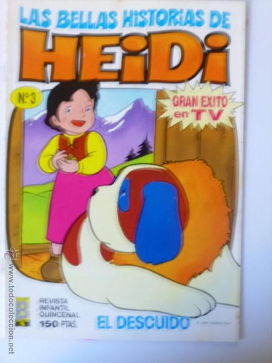 C&oacute;mics: LAS BELLAS HISTORIAS DE HEIDI 1 AL 8, EDICIONES B 1987 - Foto 4