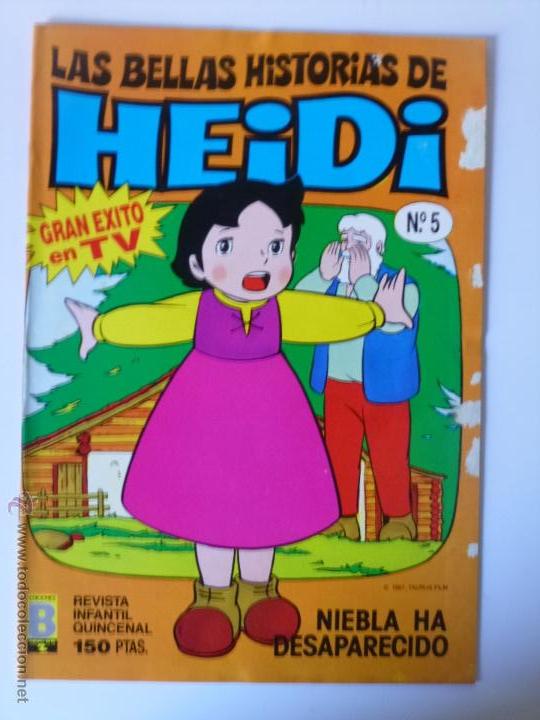 C&oacute;mics: LAS BELLAS HISTORIAS DE HEIDI 1 AL 8, EDICIONES B 1987 - Foto 6