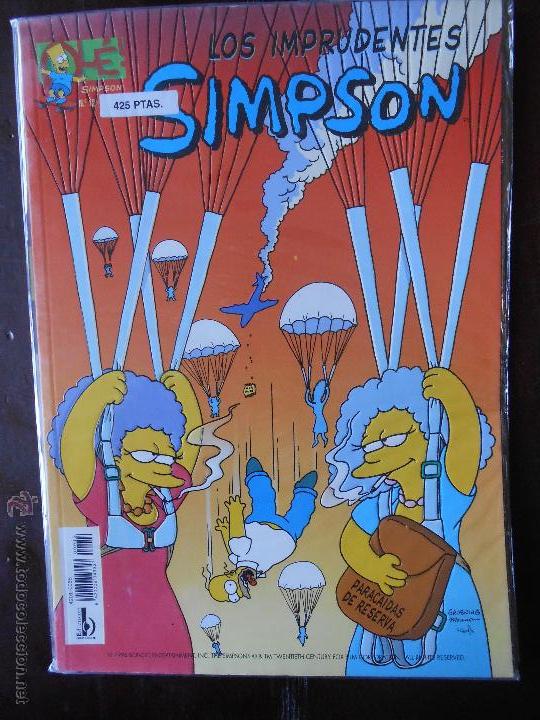 C&oacute;mics: SIMPSON N&ordm; 12 - LOS IMPRUDENTES SIMPSON - OLE - EDICIONES B (G1) - Foto 1
