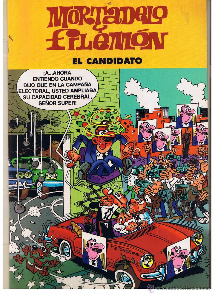 C&oacute;mics: MORTADELO Y FILEM&Oacute;N. EL CANDIDATO.  EDICIONES B. 2003. (C/A39) - Foto 1