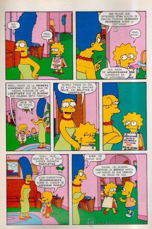 C&oacute;mics: C&Oacute;MIC SIMPSON &iexcl;EL D&Iacute;A DE ACCI&Oacute;N DE GRACIAS! THE SIMPSONS. C&Oacute;MICS BONGO GROUP. EDICIONES B, 2004 - Foto 3