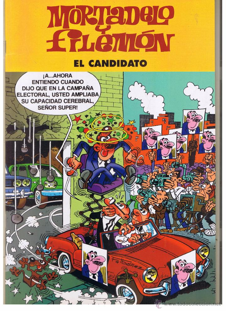 C&oacute;mics: MORTADELO Y FILEM&Oacute;N. EL CANDIDATO.  EDICIONES B. 2003. (ST) - Foto 1