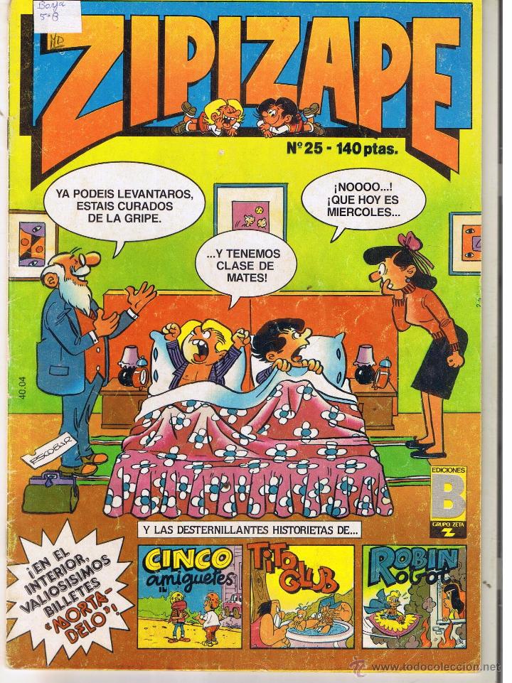 C&oacute;mics: ZIPI ZAPE . N&ordm; 25. EDICIONES B. 1987 (C/A42) - Foto 1