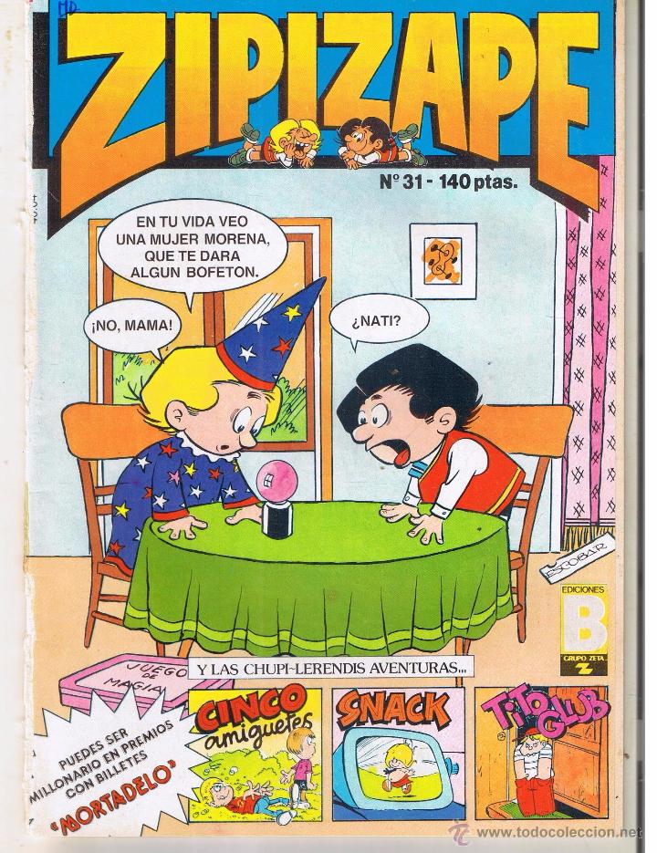C&oacute;mics: ZIPI ZAPE . N&ordm; 31. EDICIONES B. 1987 (C/A42) - Foto 1