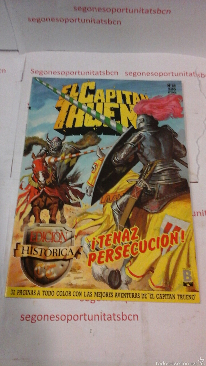 C&oacute;mics: EL CAPITAN TRUENO - EDICI&Oacute;N HISTORICA -EDICIONES B - N&Uacute;MERO 89 - Foto 1