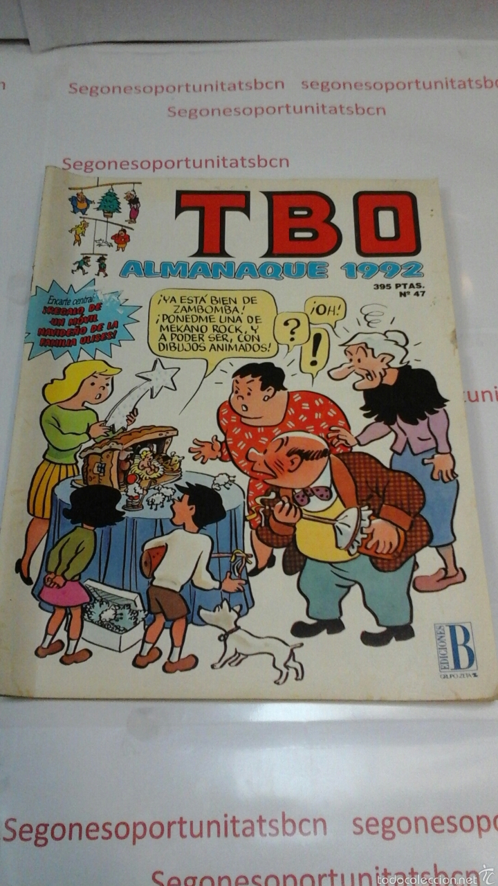 C&oacute;mics: TBO - ALMANAQUE 1992 - N&Uacute;MERO 47 -  EDICIONES B - Foto 1