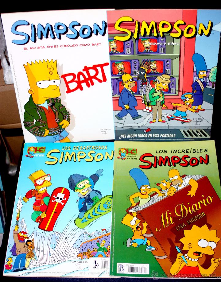 C&oacute;mics: Los Simpson (cuatro ejemplares). OFERTA PRECIO REDONDO - Foto 1