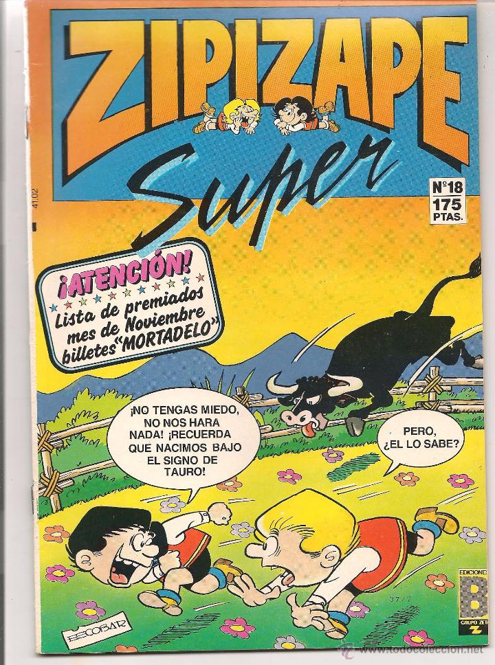 C&oacute;mics: ZIPI Y ZAPE. SUPER N&ordm; 18. EDICIONES B. 1987. (ST) - Foto 1