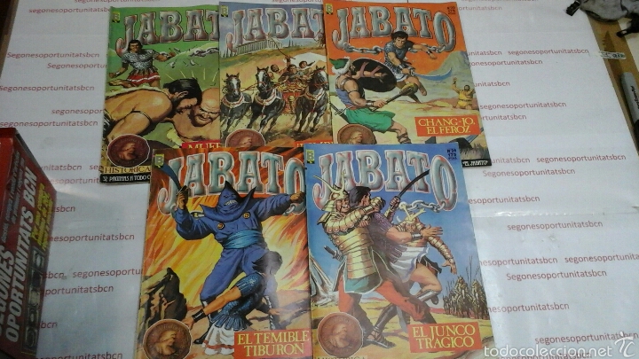 C&oacute;mics: LOTE - EL JABATO - 5 TOMOS - ED. HIST&Oacute;RICA - EDICIONES B. - Foto 1