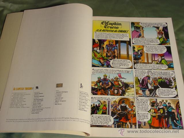 C&oacute;mics: Impecable C&oacute;mic de El Capit&aacute;n Trueno n&ordm; 1 de Ediciones B de 1988. Formato 29,5x20,5cm. - Foto 2