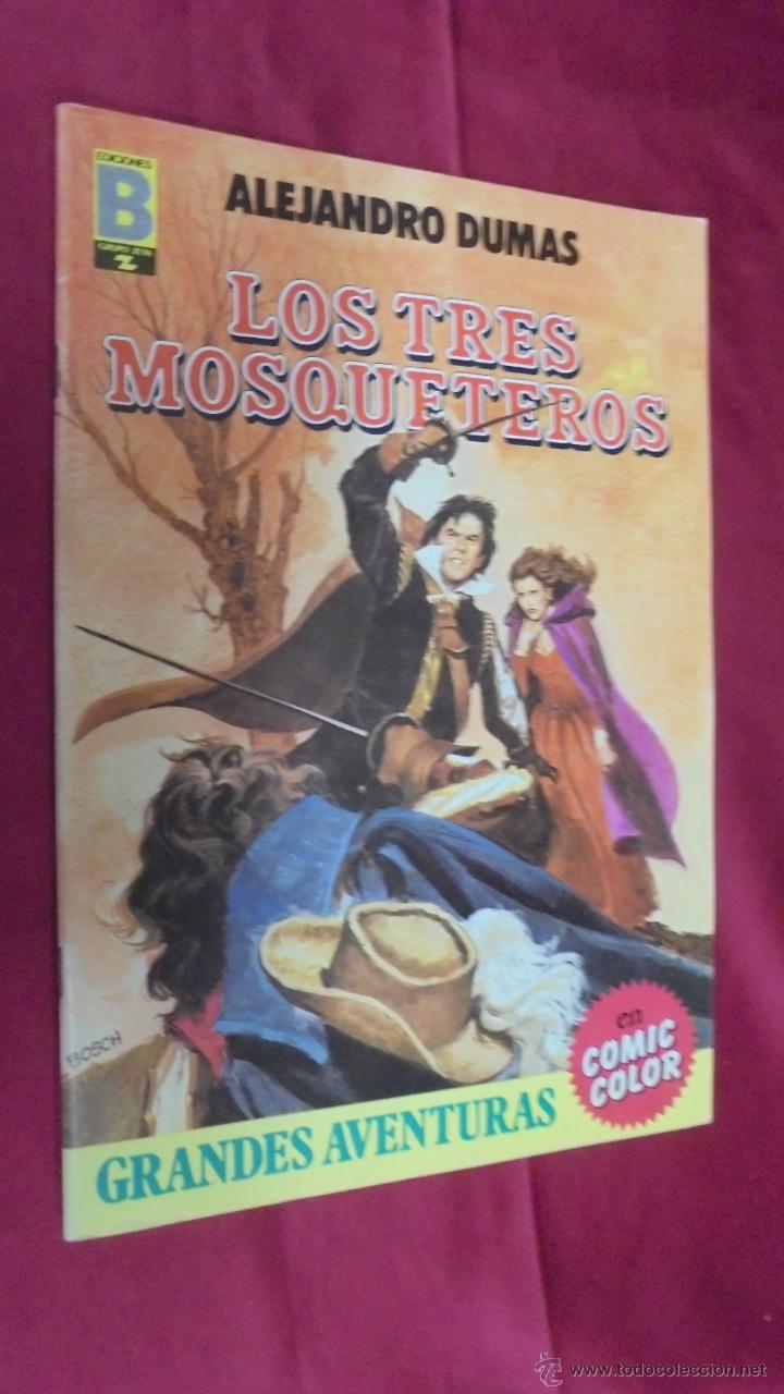 C&oacute;mics: GRANDES AVENTURAS. N&ordm; 2. LOS TRES MOSQUETEROS. EDICIONES B. - Foto 1