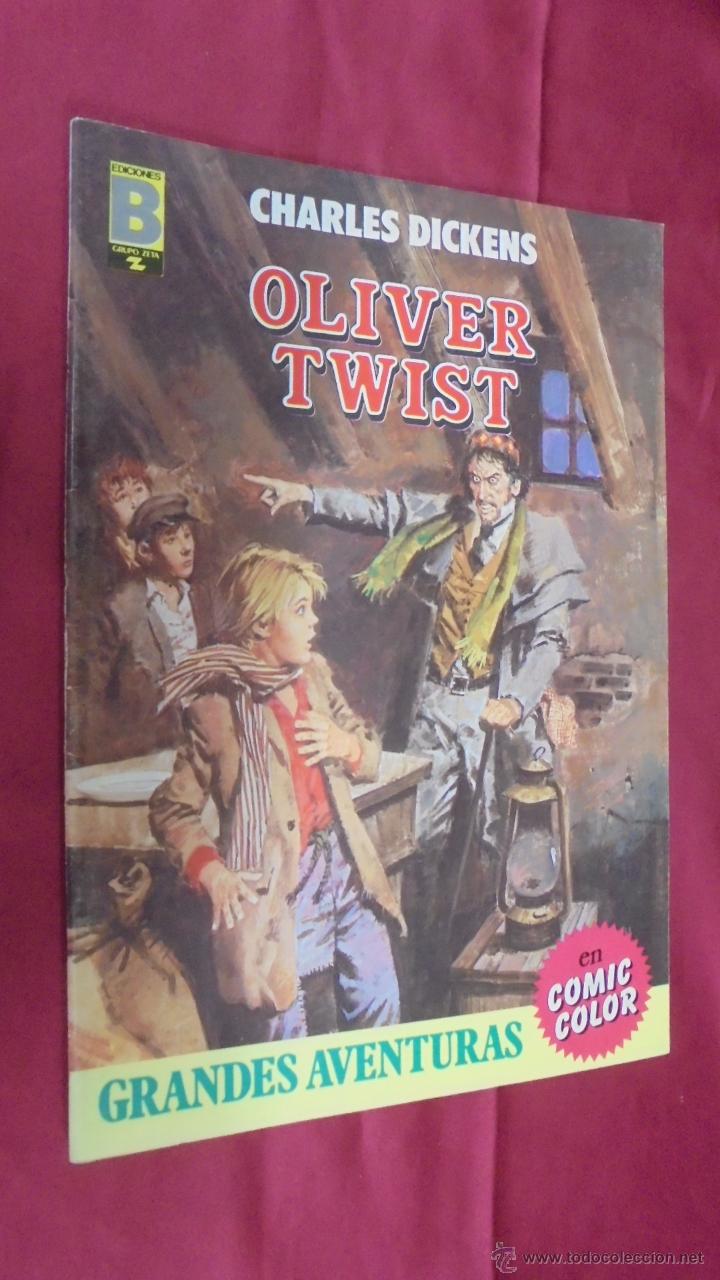 C&oacute;mics: GRANDES AVENTURAS. N&ordm; 4. OLIVER TWIST. EDICIONES B. - Foto 1