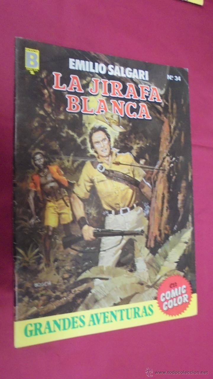 C&oacute;mics: GRANDES AVENTURAS. N&ordm; 34. LA JIRAFA BLANCA. EDICIONES B. - Foto 1
