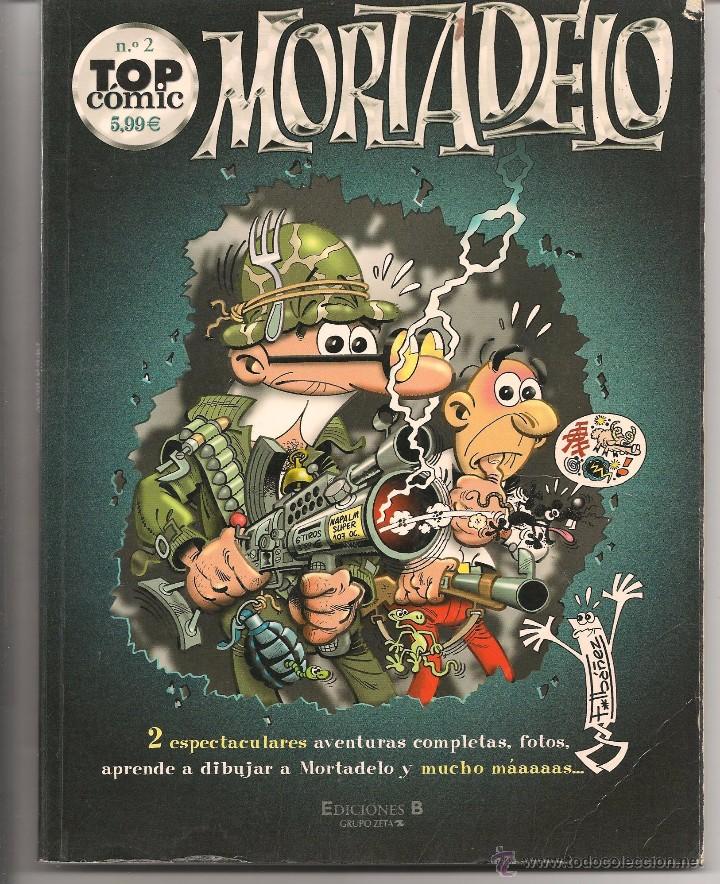C&oacute;mics: TOP COMIC. N&ordm; 2. MORTADELO. EDICIONES B. 2002. (C/A46) - Foto 1