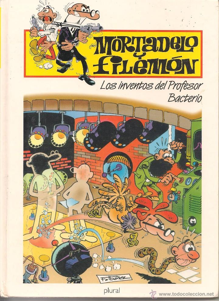 C&oacute;mics: MORTADELO Y FILEM&Oacute;N. LOS INVENTOS DEL PROFESOR BACTERIO. EDICONES B (PLURAL) 2000. (B/A27) - Foto 1