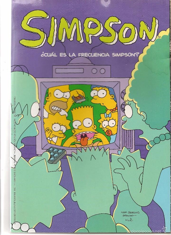 C&oacute;mics: SIMPSON . &iquest;CUAL ES LA FRECUENCIA SIMPSON?. EDICIONES B. 2004. (C/A48) - Foto 1