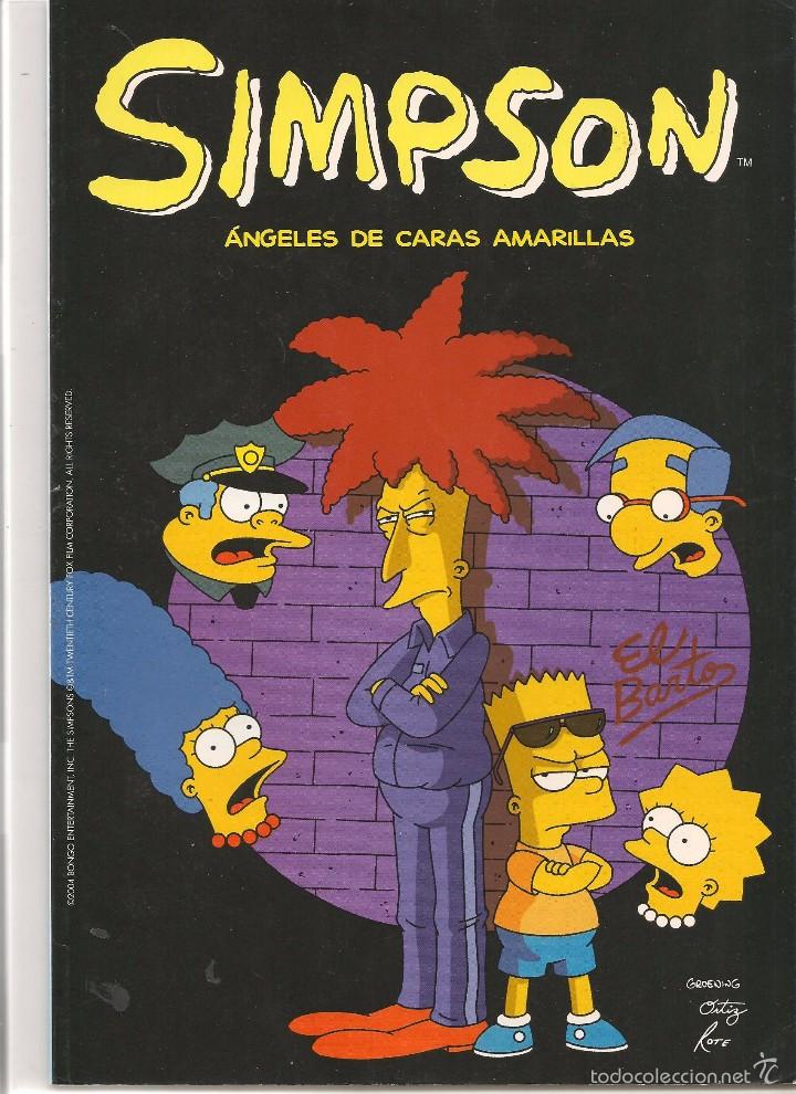 C&oacute;mics: SIMPSON . &Aacute;NGELES DE CARAS AMARILLAS.  EDICIONES B. 2004. (C/A48) - Foto 1