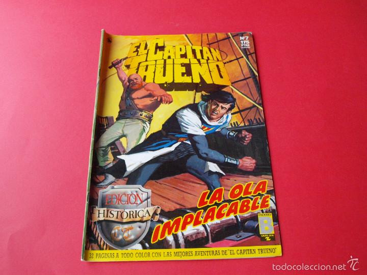 C&oacute;mics: EL CAPIT&Aacute;N TRUENO N&ordm; 7 - LA OLA IMPLACABLE - EDICI&Oacute;N HIST&Oacute;RICA - EDICIONES B - Foto 1