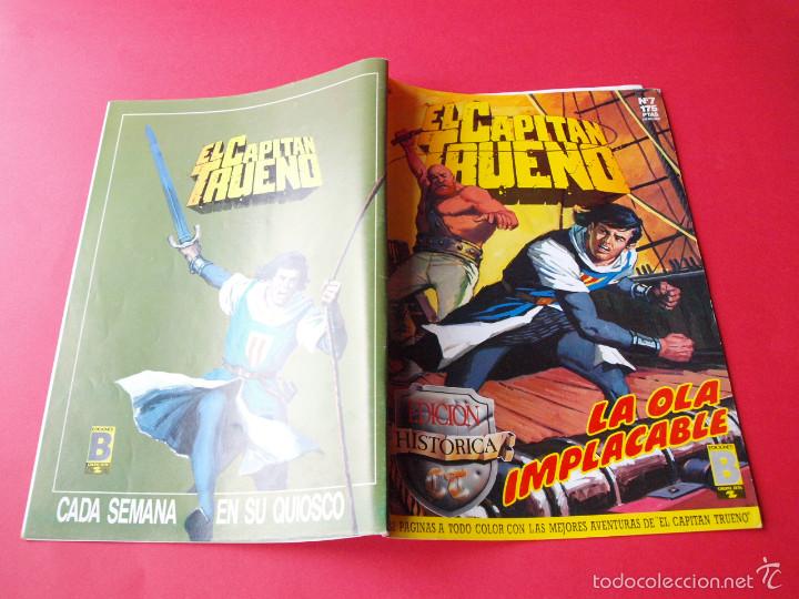 C&oacute;mics: EL CAPIT&Aacute;N TRUENO N&ordm; 7 - LA OLA IMPLACABLE - EDICI&Oacute;N HIST&Oacute;RICA - EDICIONES B - Foto 3