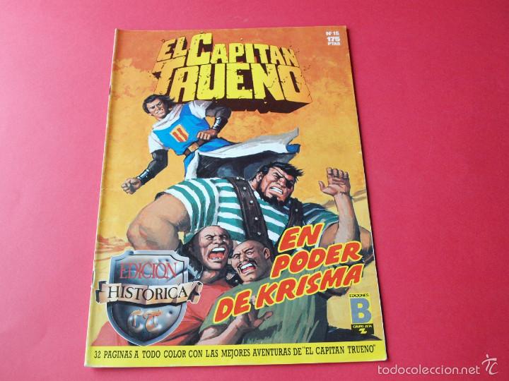 C&oacute;mics: EL CAPIT&Aacute;N TRUENO N&ordm; 15 - EN PODER DE KRISMA - EDICI&Oacute;N HIST&Oacute;RICA - EDICIONES B - Foto 1