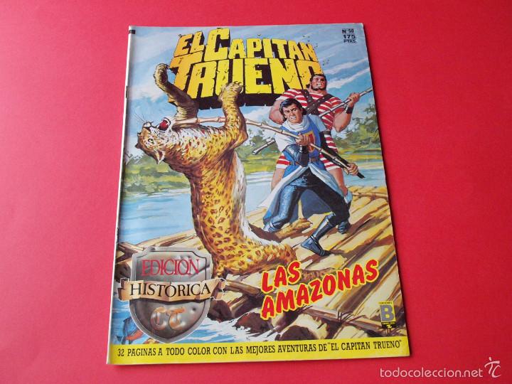 C&oacute;mics: EL CAPIT&Aacute;N TRUENO N&ordm; 50 - LAS AMAZONAS - EDICI&Oacute;N HIST&Oacute;RICA - EDICIONES B - Foto 1