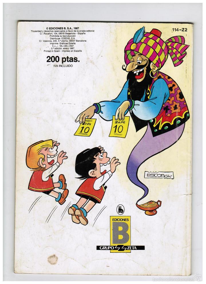C&oacute;mics: ZIPI Y ZAPE OL&Eacute; N&ordm; 114 Z 2 - 5&ordf; EDICI&Oacute;N 1987 - EDICIONES B - Foto 2