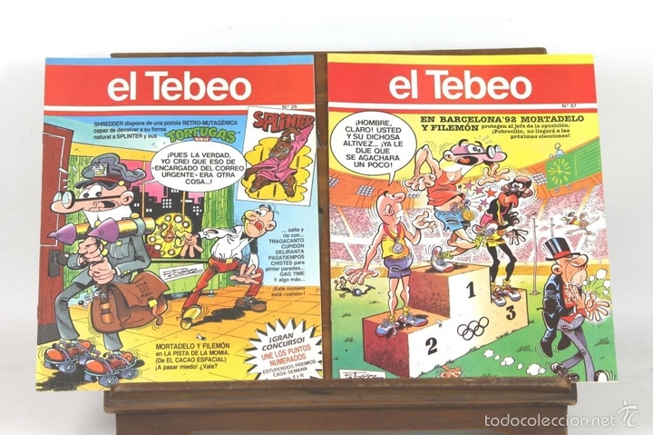 C&oacute;mics: 7725 - EL TEBEO. 29 EJEMPLARES(VER DESCRIP). VV. AA. EDICIONES B. 1991. - Foto 2