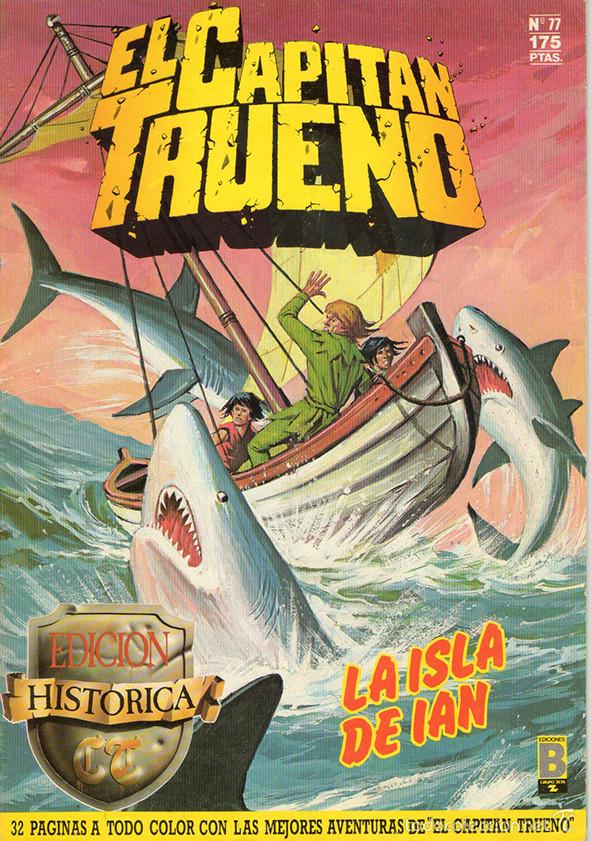 C&oacute;mics: CAPIT&Aacute;N TRUENO N&ordm; 77 ( EDICI&Oacute;N HIST&Oacute;RICA ) EDICIONES B - Foto 1