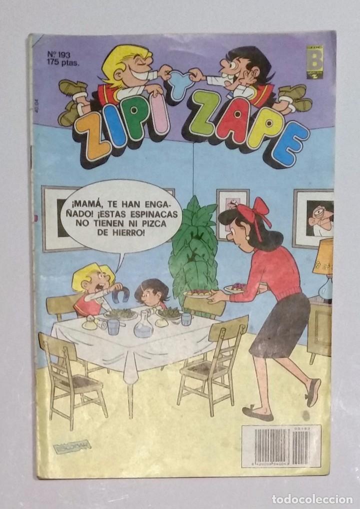 C&oacute;mics: ZIPI Y ZAPE N&Uacute;MERO 193. EDICIONES B. - Foto 1
