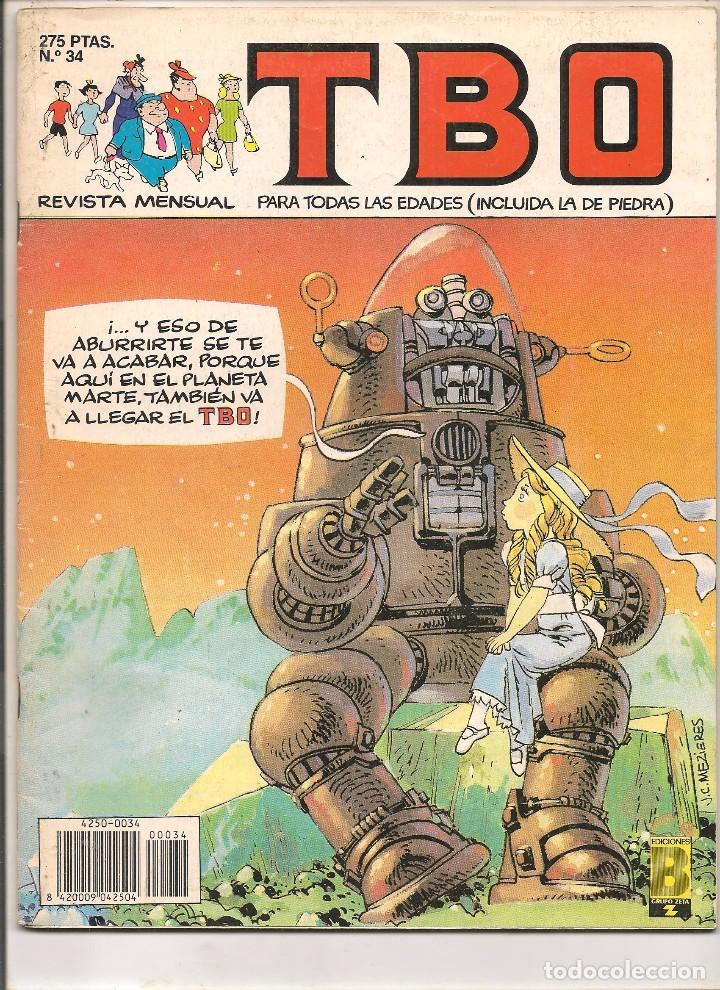 C&oacute;mics: TBO. N&ordm; 34. EDICIONES B. 1988.(ST/A7) - Foto 1