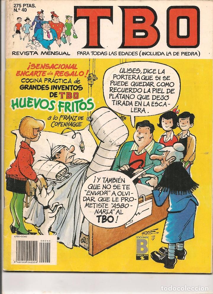C&oacute;mics: TBO. N&ordm; 40. EDICIONES B. 1988.(ST/A7) - Foto 1