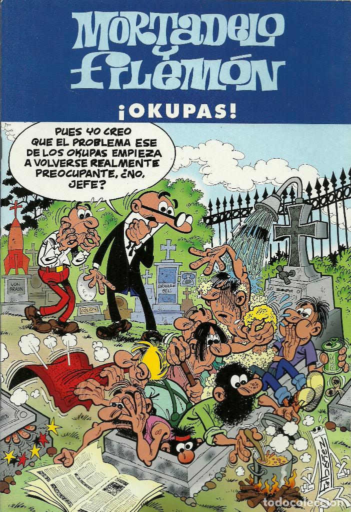 C&oacute;mics: MORTADELO Y FILEMON - &iexcl;OKUPAS! - EDICIONES B - Foto 1