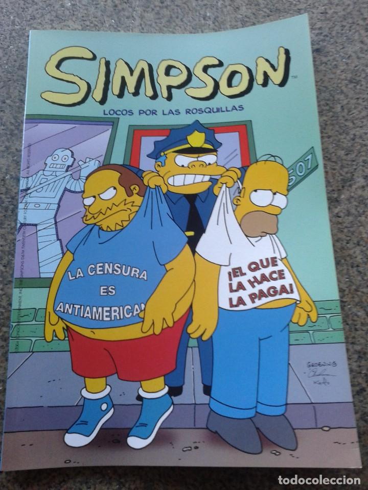 C&oacute;mics: SIMPSON -- LOCOS POR LAS ROSQUILLAS -- EDICIONES B - 2004 -- - Foto 1