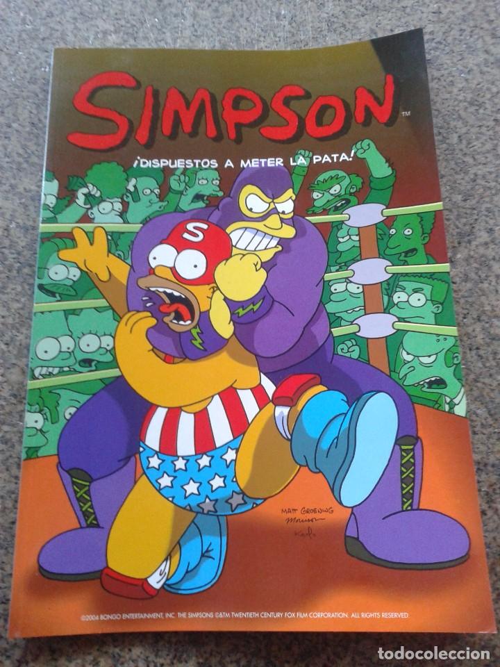 C&oacute;mics: SIMPSON -- DISPUESTOS A METER LA PATA -- EDICIONES B - 2004 -- - Foto 1