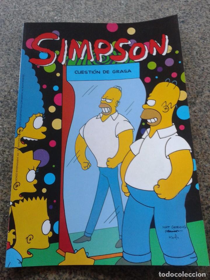 C&oacute;mics: SIMPSON -- CUESTION DE GRASA -- EDICIONES B - 2004 -- - Foto 1