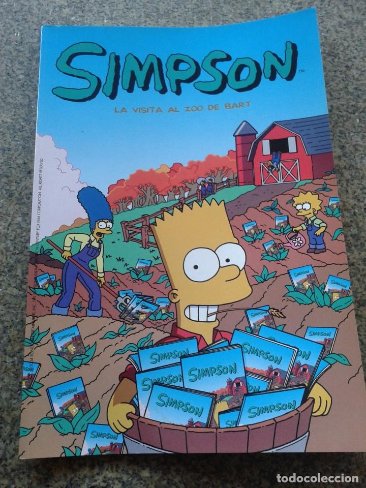 C&oacute;mics: SIMPSON -- LA VISITA AL ZOO DE BART -- EDICIONES B - 2004 -- - Foto 1