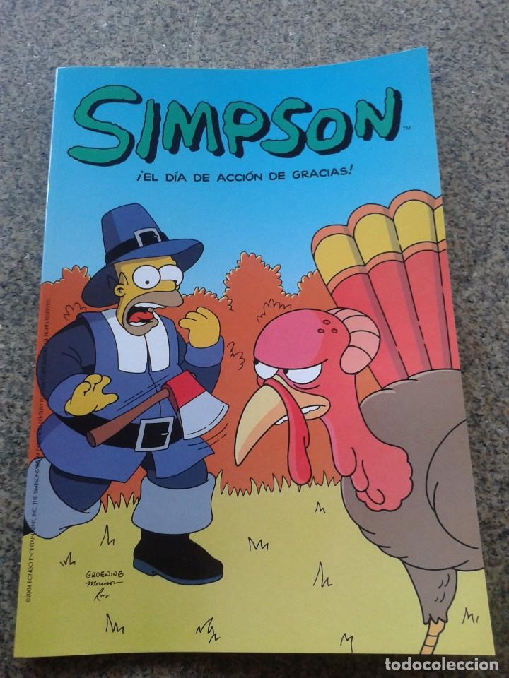 C&oacute;mics: SIMPSON -- EL DIA DE ACCION DE GRACIAS -- EDICIONES B - 2004 -- - Foto 1