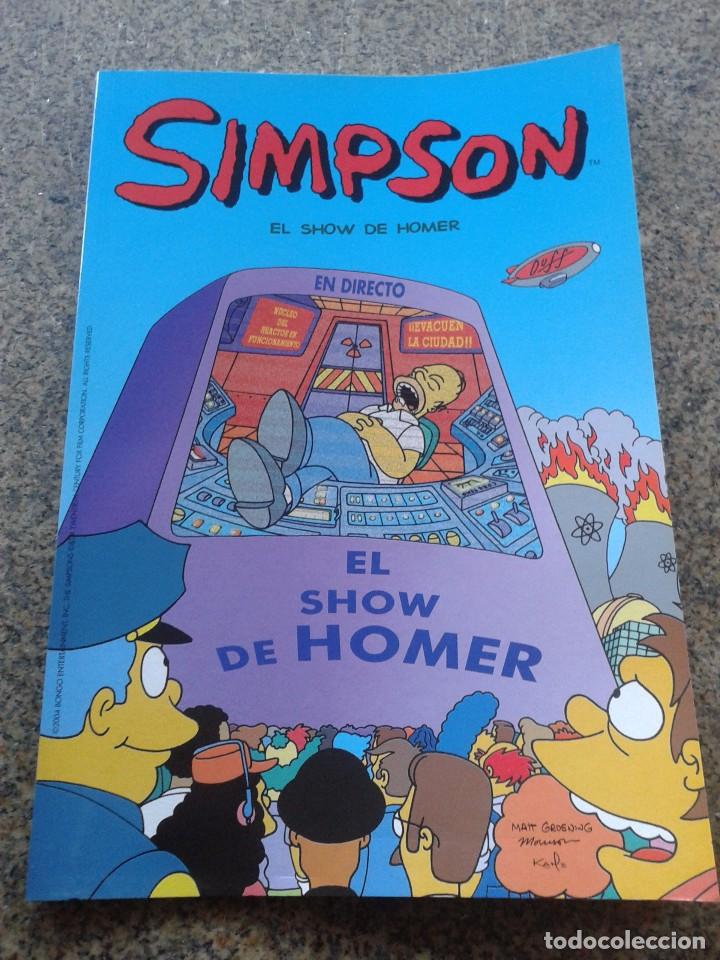 C&oacute;mics: SIMPSON -- EL SHOW DE HOMER -- EDICIONES B - 2004 -- - Foto 1