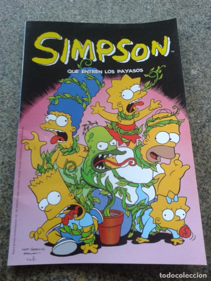 C&oacute;mics: SIMPSON -- QUE ENTREN LOS PAYASOS -- EDICIONES B - 2004 -- - Foto 1
