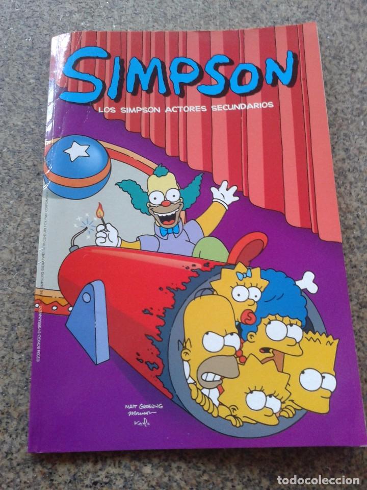 C&oacute;mics: SIMPSON -- LOS SIMPSON ACTORES SECUNDARIOS -- EDICIONES B - 2004 -- - Foto 1