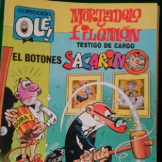 Cómics: MORTADELO Y FILEMON - EL BOTONES SACARINO Nº 300 - M. 151 - EDICIONES B 1ª EDICION SEPTIEMBRE 1989 . Lote 73596663