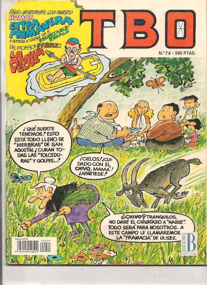 C&oacute;mics: TBO. N&ordm; 74. EDICIONES B. (ST/A7) - Foto 1
