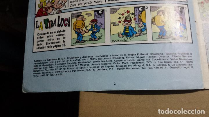 C&oacute;mics: C&Oacute;MIC ZIPI Y ZAPE N&ordm; 155 1987 EDICIONES B - Foto 2